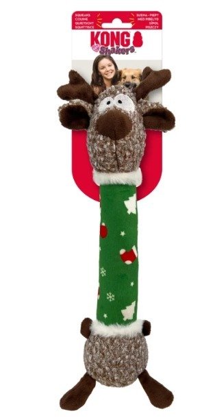 KONG Holiday Shakers Luvs Reindeer, M