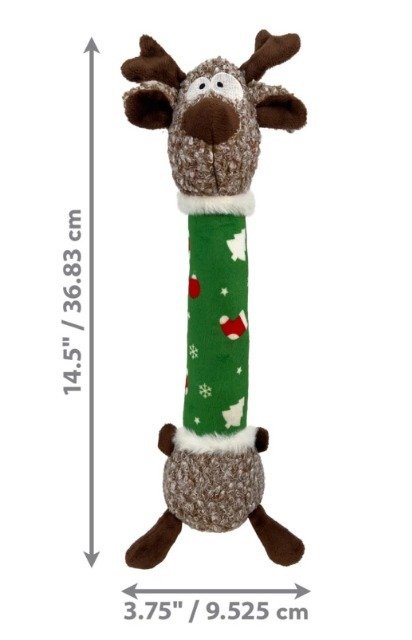 KONG Holiday Shakers Luvs Reindeer, M