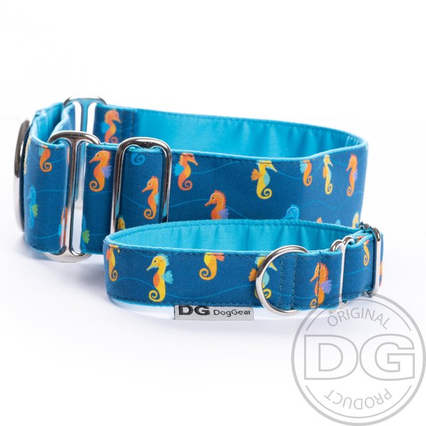 Halsband Martingale: Seahorses DG DogGear  versch. Größen