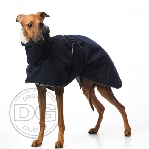 Outdoor Plus Warm Jacke blau/grau   DG Dog Gear nur noch in Windspiel und Whippetgrößen