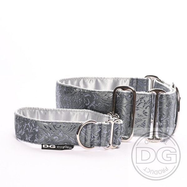 Halsband Martingale Clematis Steel, DG DogGear, versch. Größen